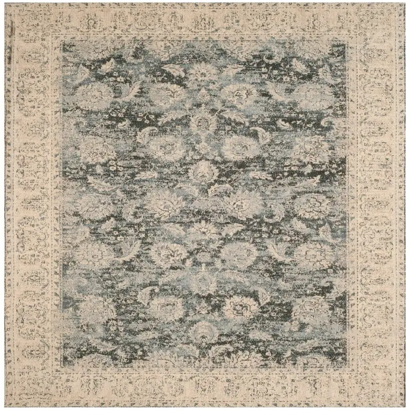 

Vintage Marjorie Floral Area Rug, Cream/Grey, 8' x 10'