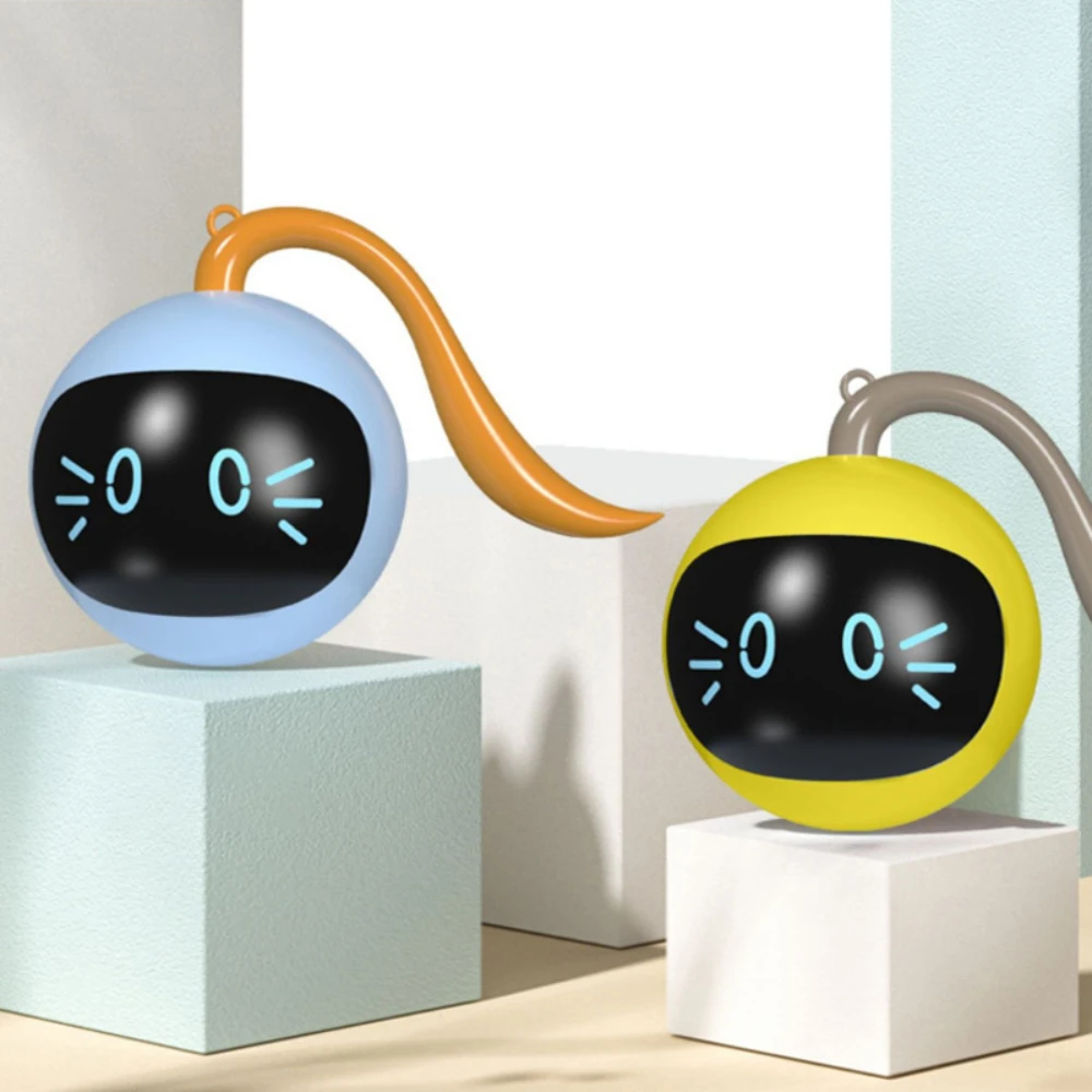 

Two feline pet cat toys are self-soothing, funny cat sticks, intelligent funny cat magic ball artifact.