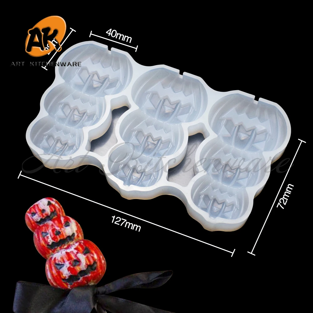 Силиконовые формы для торта Хэллоуин Череп Тыква