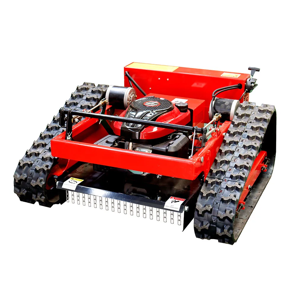 

New design small gasoline engine lawn mower mini remote control lawn mower