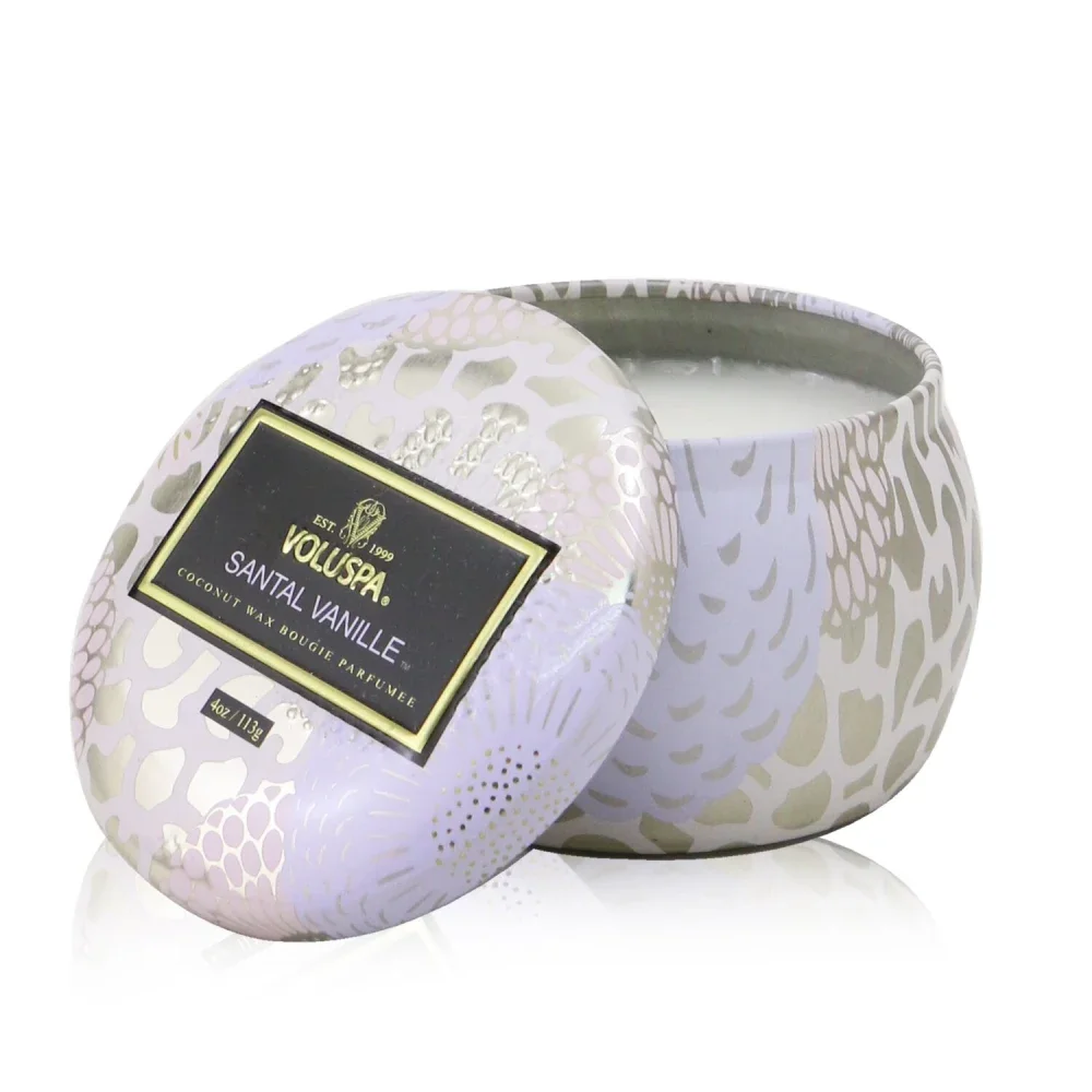 

2022VOLUSPA - Mini Tin Candle - Santal Vanille 72120 113g/4oz