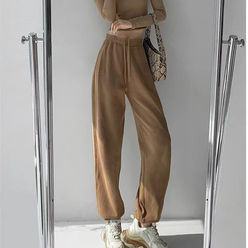 

Sports Pants Casual Pants Women Spring and Autumn Spice Girls Brown Sports Pants for Women Versatile Winter Leggings