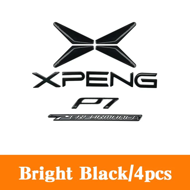 

Автомобильный логотип для Xpeng XiaoPeng P7 G3i 2019-2022, передние и задние трехмерные декоративные аксессуары из алюминиевого сплава