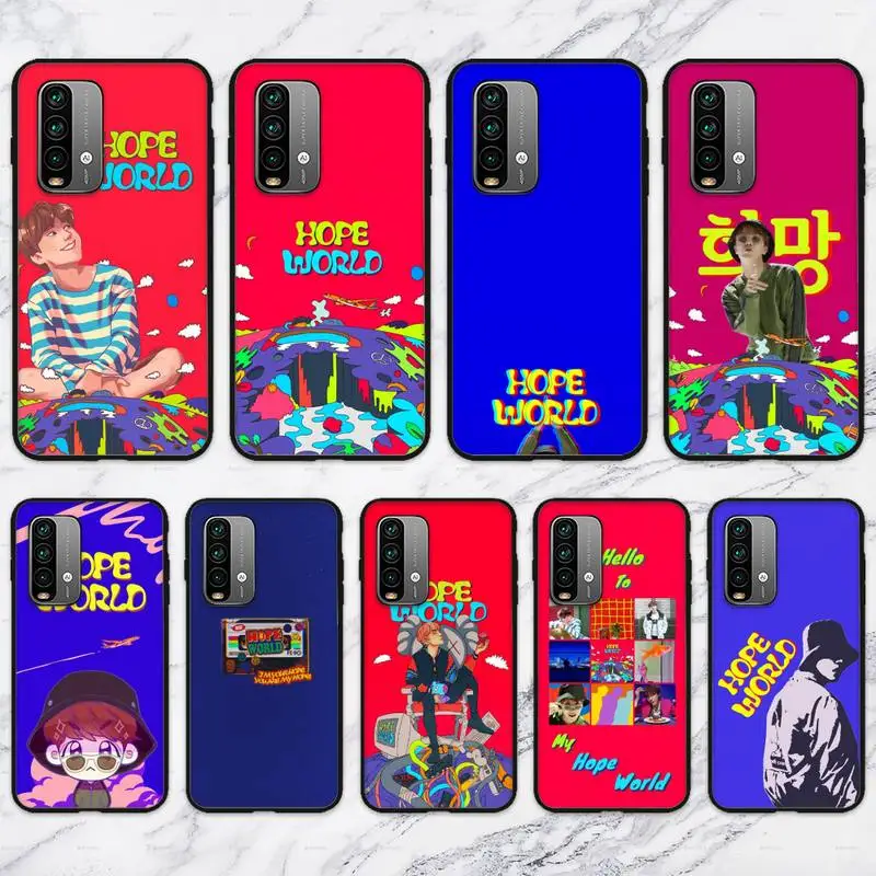 Чехол Kpop-boys Hope World чехол для телефона Xiaomi9 10 11PRO LITE Redmi NOTE7 8 9 10A PRO K40 Poco3 |