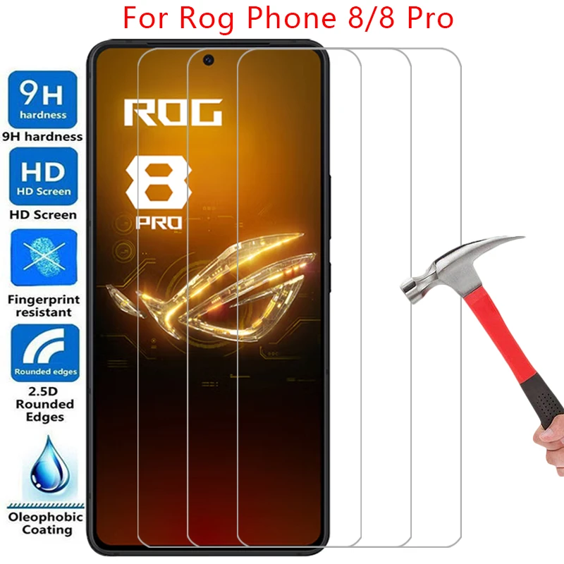 чехол для телефона asus rog 8 pro 5g защитная пленка из закаленного стекла на телефоне