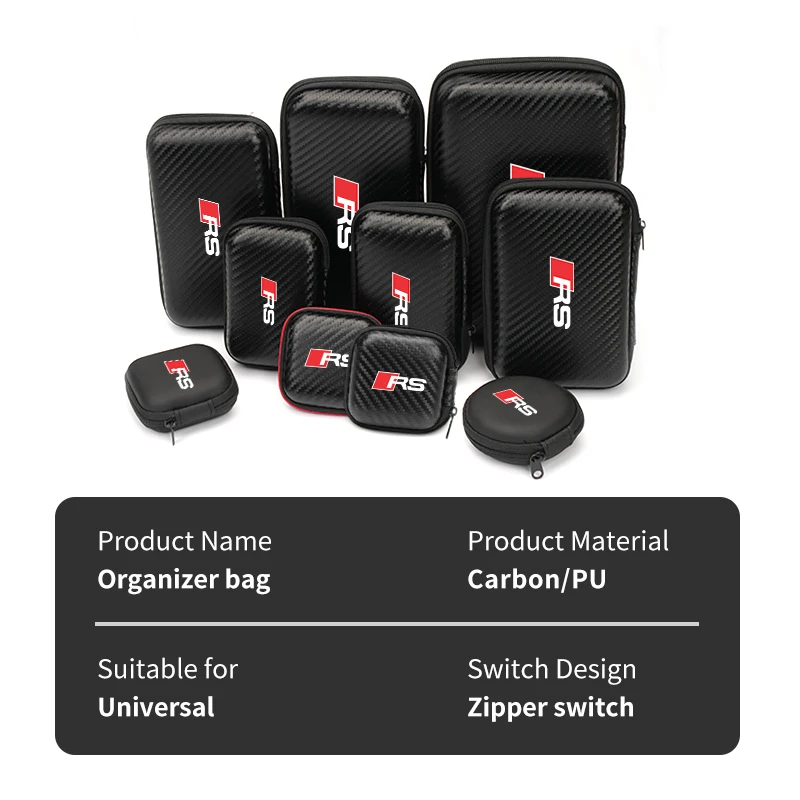 Автомобильный органайзер для наушников из ЭВА цифровой зарядный кабель Audi Quattro TT