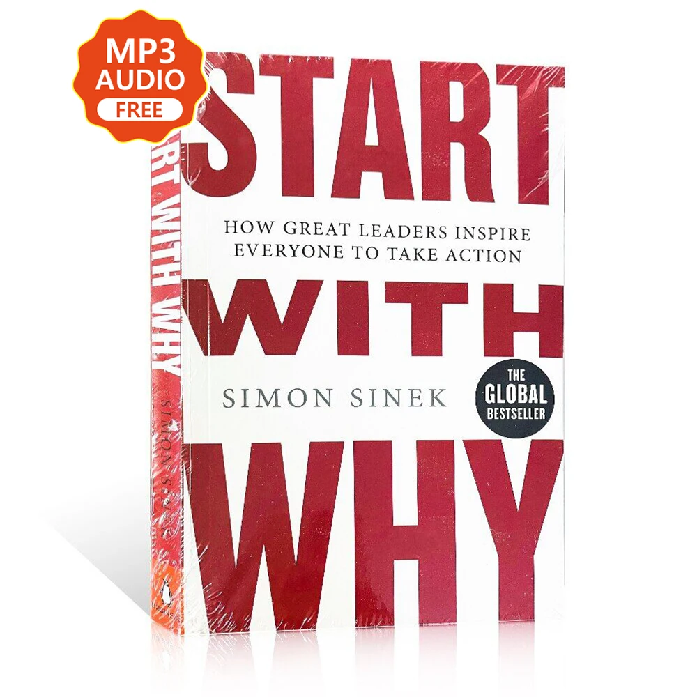 

Start with Why By Simon Sinek Adult Books of Economics and Management Novels Activate Your Inspirational Leadership