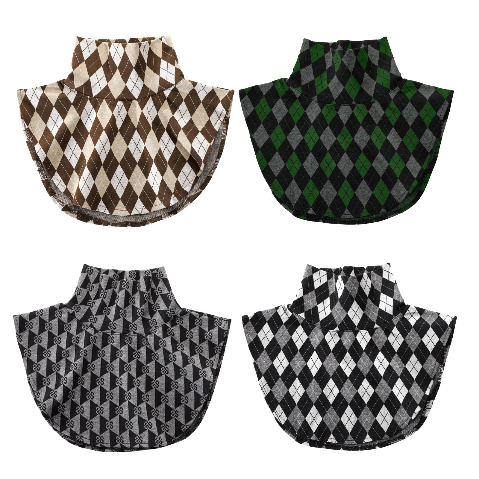 

Женская водолазка с ложным воротником, Стильный трикотажный женский Универсальный пуловер с ложным воротником, полутоп с воротником