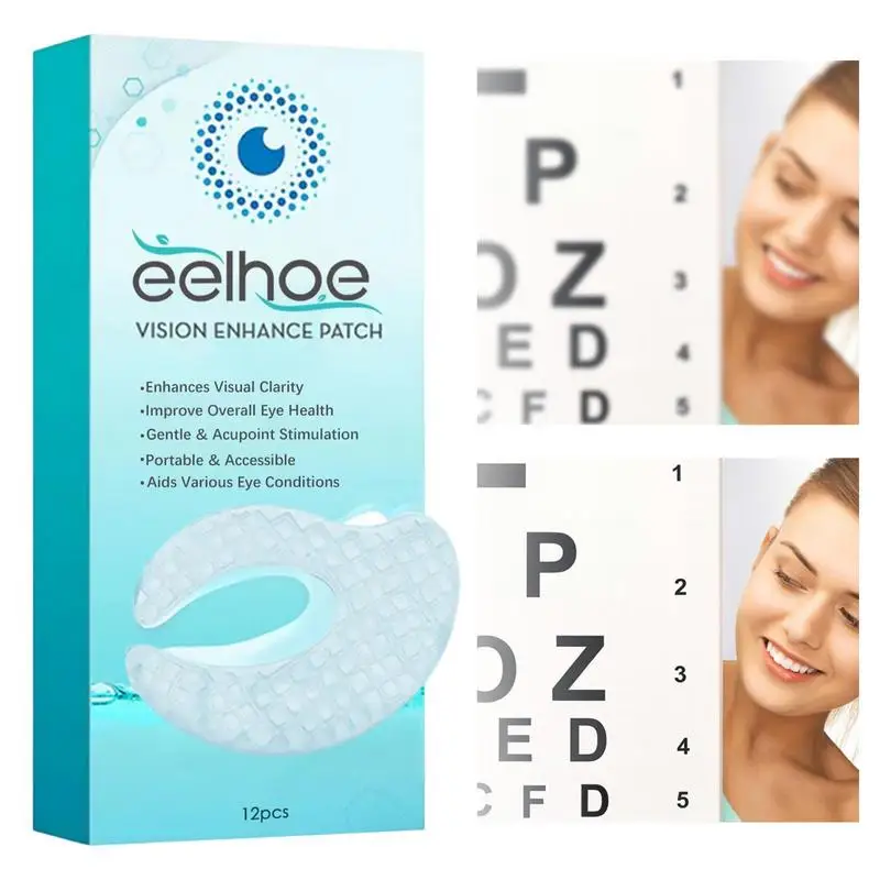 

Eye Care Patch 12PCS Eye Pad Skin Care Hydrating Gel Plant Extracts Natural Eye Care Products Portable For Adults Teenagers