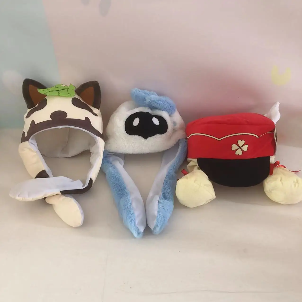 

Шапка с подушкой безопасности серии Game Genshin Impact, шапка с подвижными ушами, шапка Sayu, шапка для косплея venti