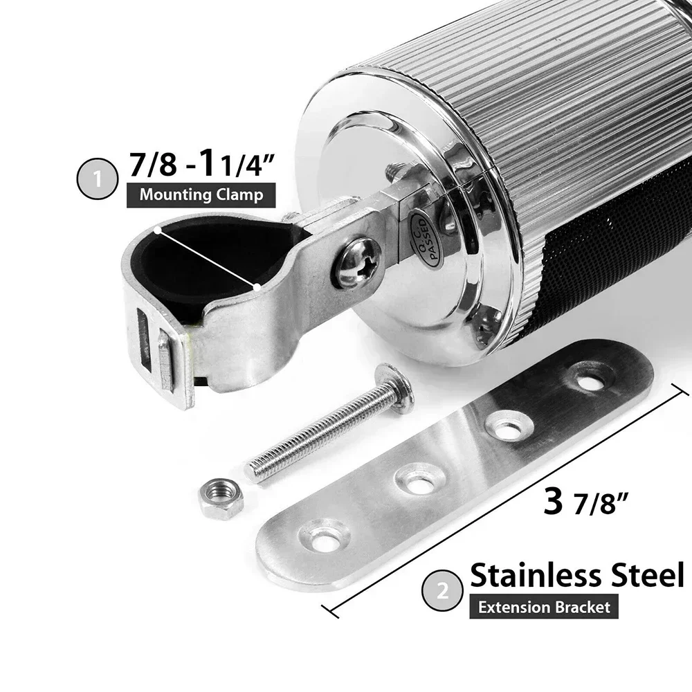 100% абсолютно новая аудиосистема для мотоцикла MP3 FM-радио стереодинамик Kawasaki