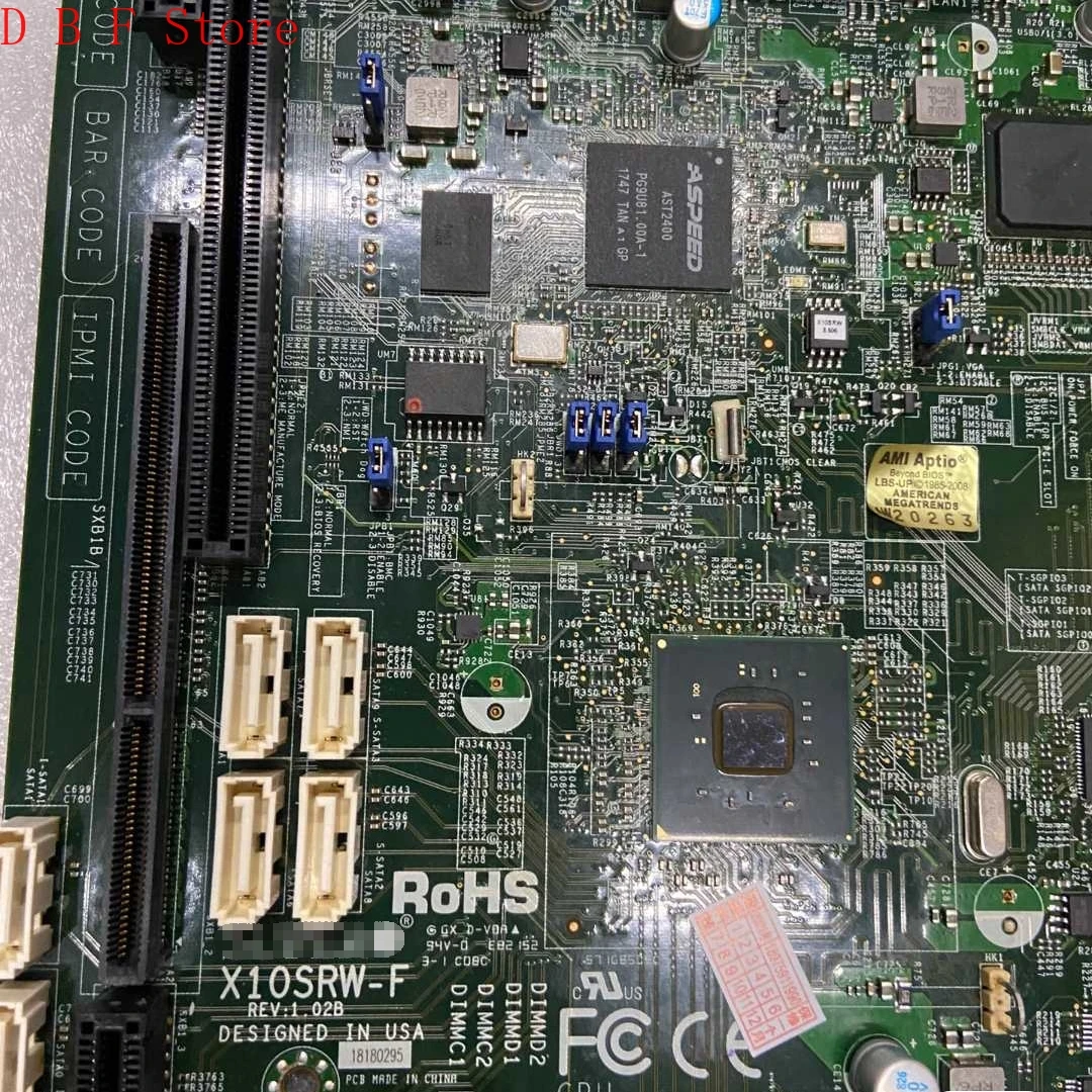 

X10SRW-F Server Motherboard For Supermicro LGA2011 E5-1600 E5-2600 C612