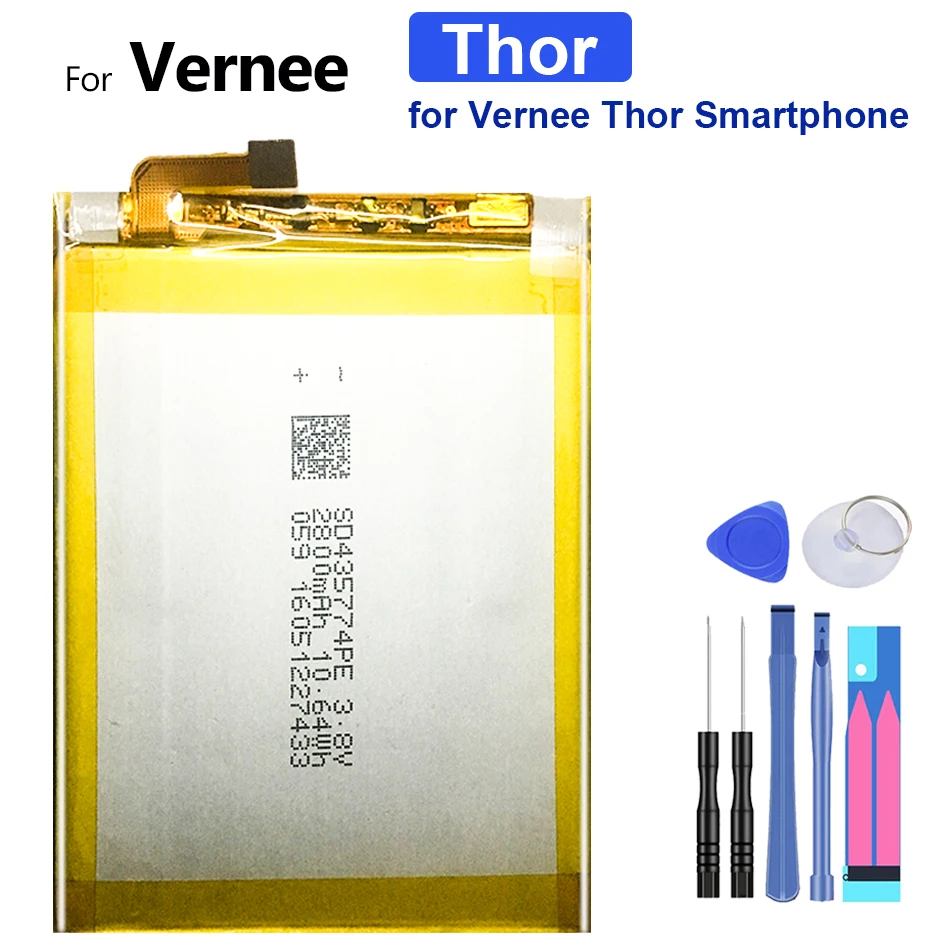 

2800mAh Battery for Vernee Thor Smartphone