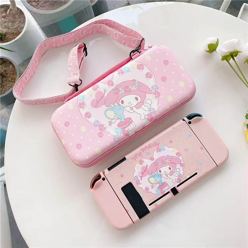 Мягкий защитный чехол из ТПУ Sanrio с рисунком Куроми Мелодия для Nintendo Switch NS игровой