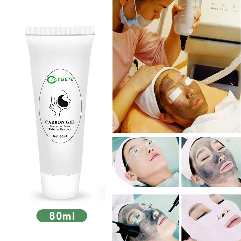 

300ml/80ml/50g Soft Laser Carbon Gel Natural Powdered for ND Yag Laser Skin Rejuvenation Cream Activ Face Whitening Massage