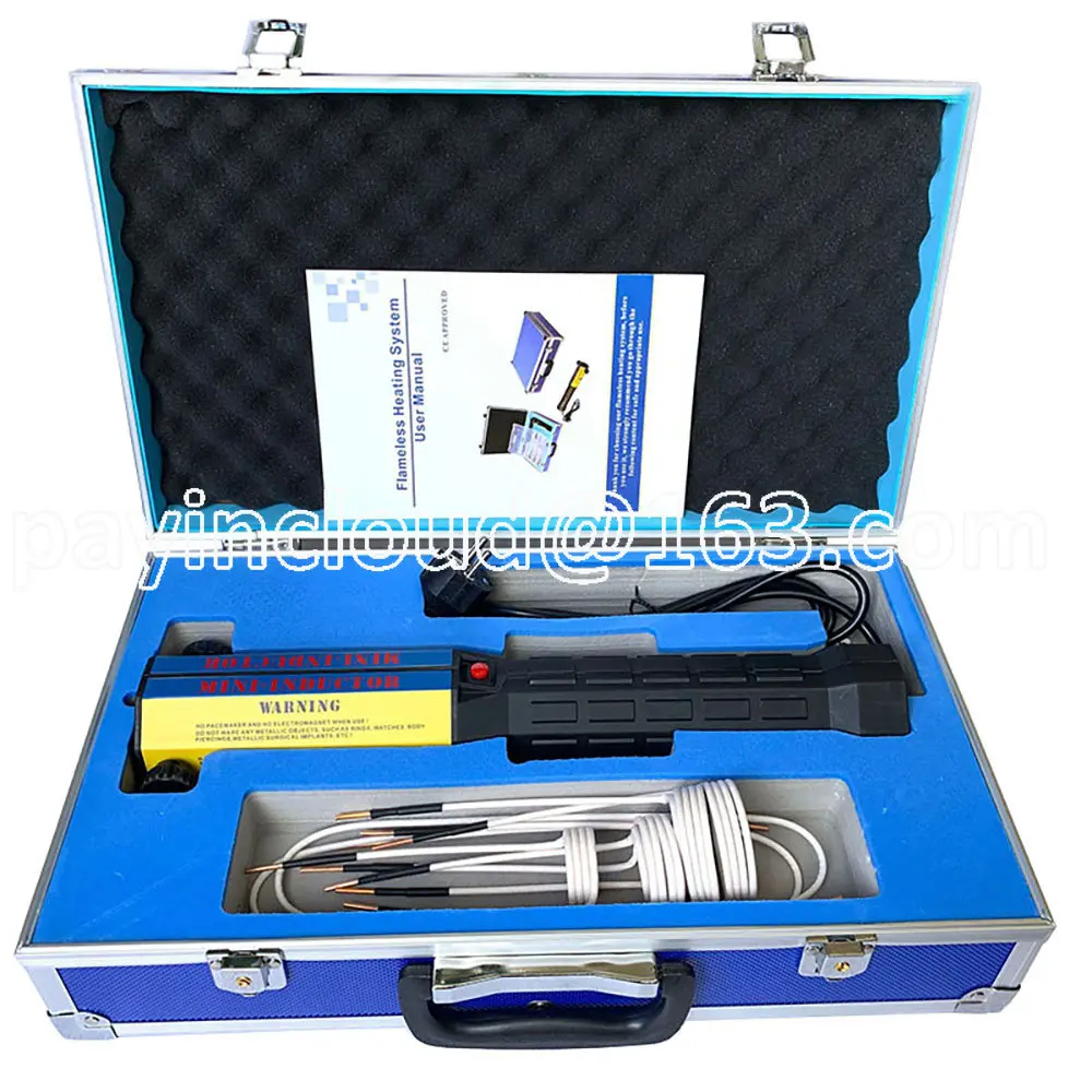 

1000W Mini Induction Heater Flameless Electromagnetic With 8 Pieces Coil Kits For Auto Use Bolt Remover