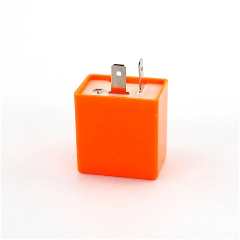 

1 PC 12V 2 Pin LED Flasher Frequency Relay Turn Signal Indicator Protection Safe