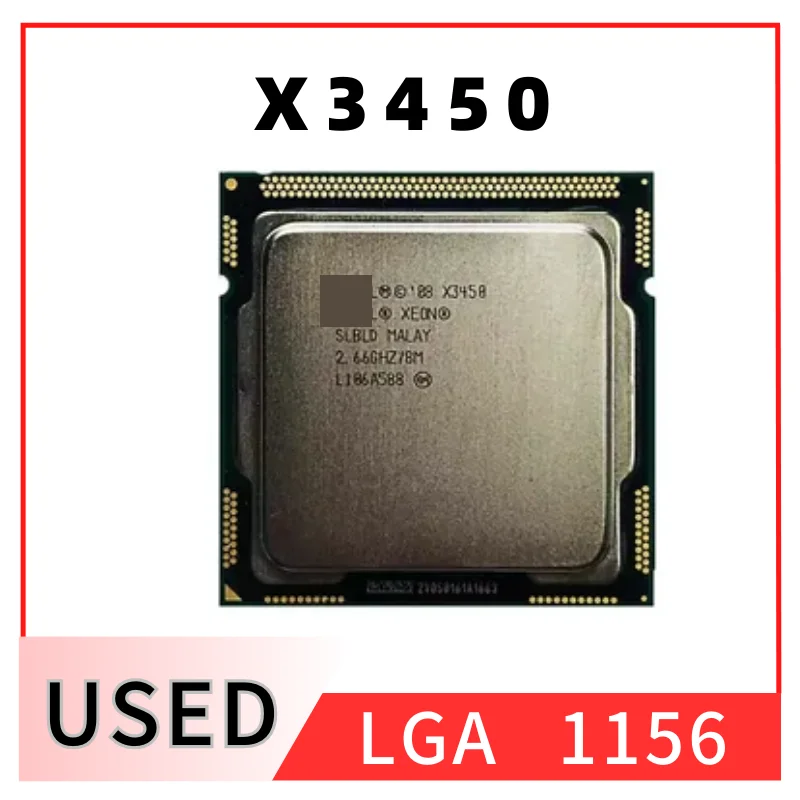 Xeon X3450 Quad Core 2.66GHz/8M/2.5GTs SLBLD Socket LGA1156