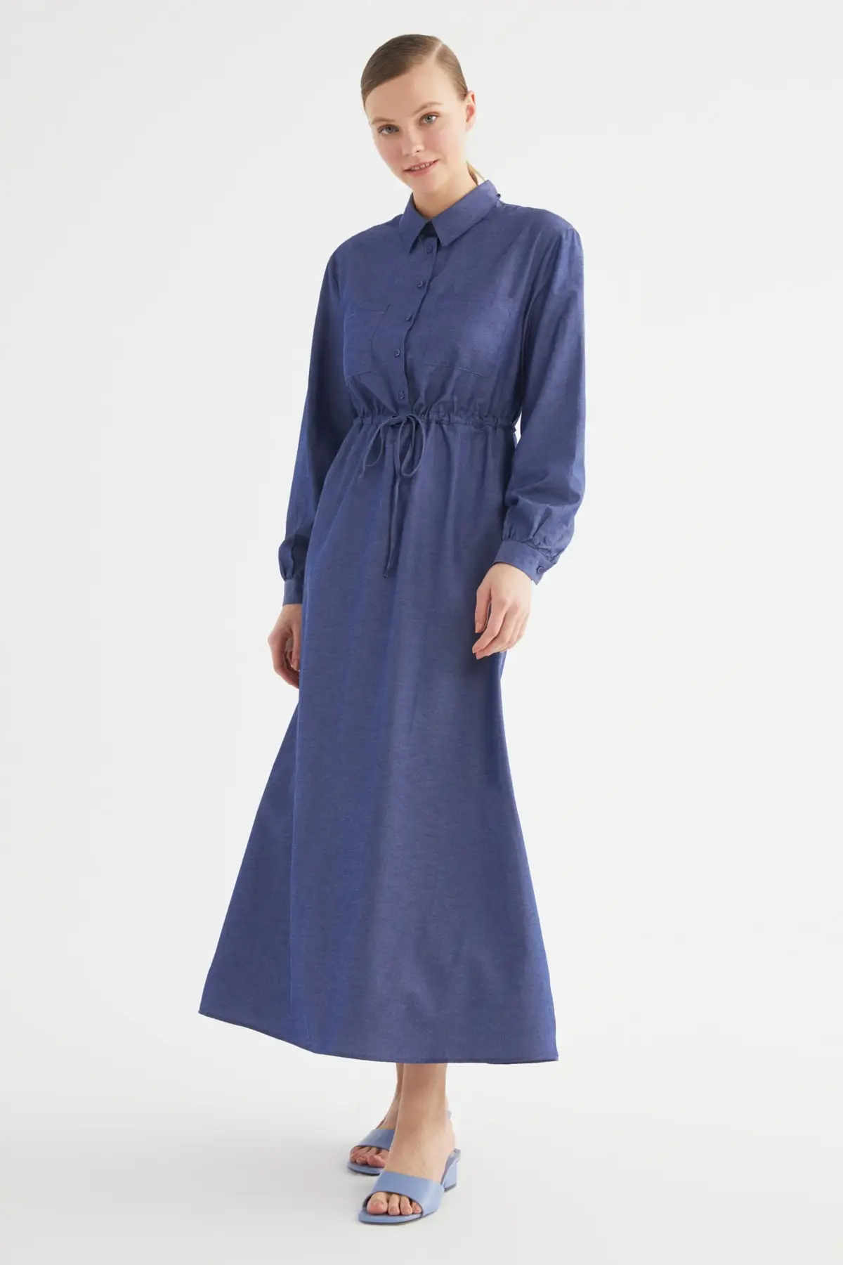 

Trendyol Shirt Collar Dress TCTSS21EL3952
