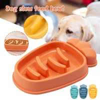 slow feeder dog bowl anti choke pet dish for medium small puppy non slip cat feeder thicken anti gulping dogs accessories