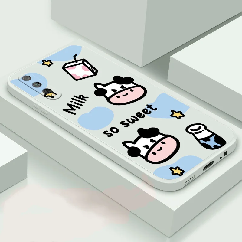 

For Huawei Y8P Y9 2018 Y9 2019 Y9 Prime 2019 Soft Case TPU Silicone Phone Shell Cow Spot Back Cover Phone Case Cut Cartoon Case