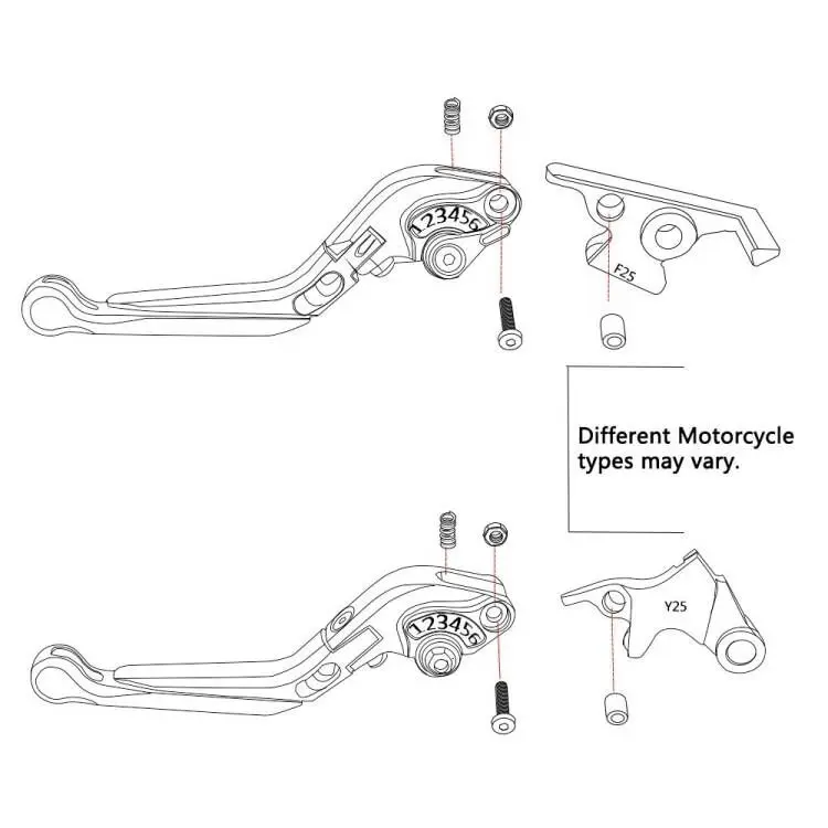 ДЛЯ мотоцикла HONDA SH 125 300 SH125 SH300 2013-2022 2021 2020 2019 2018 регулируемый рычаг тормозной