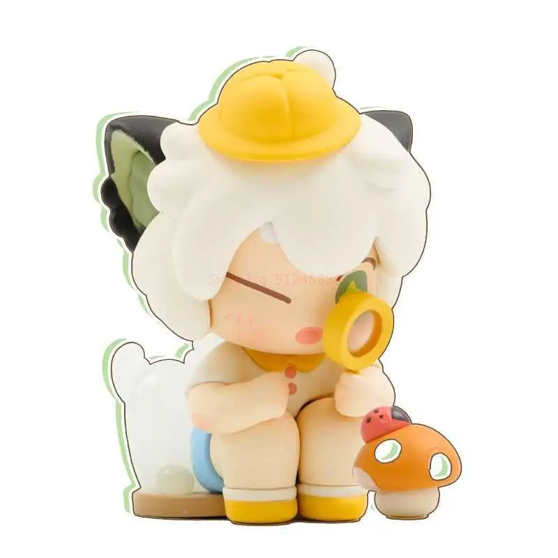 Подлинная слепая коробка Luo Xiaohei серия для кемпинга игрушки подтверждающий стиль