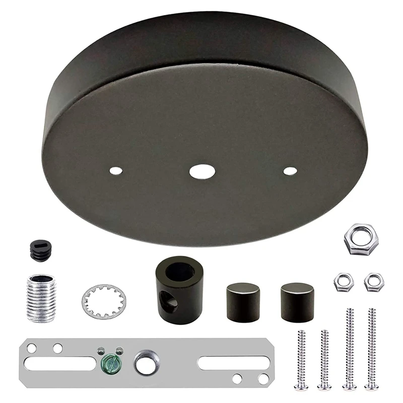 Kit Pendant Light Plate Cover With All Mounting Hardware For Chandelier Or Pendant Light