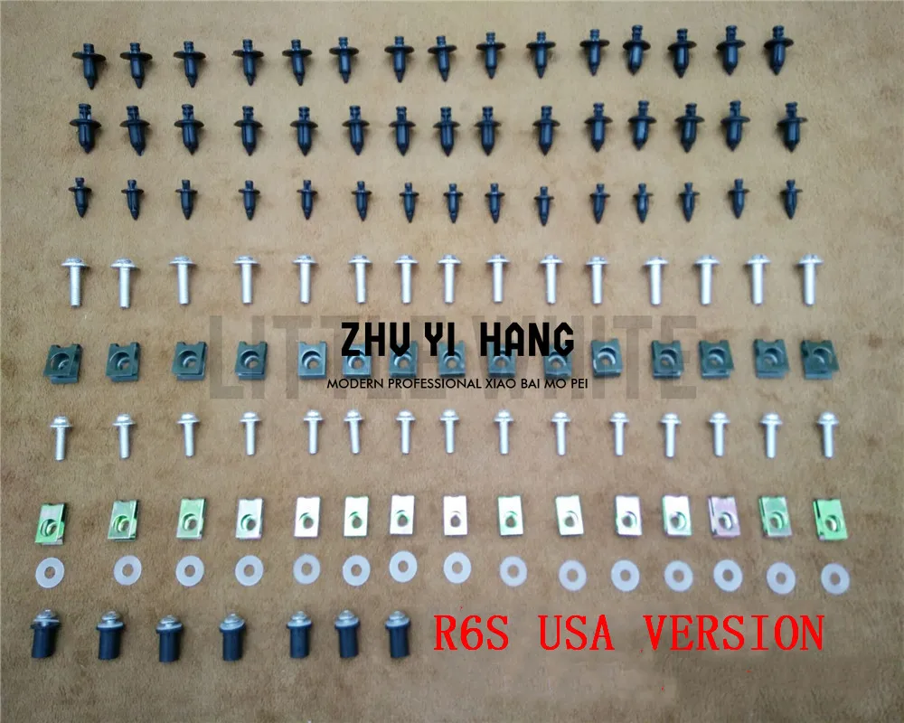 

Fairing Bodywork Kit Bolts Screws For Fit For YAMAHA R6S USA VERSION 2006-2009