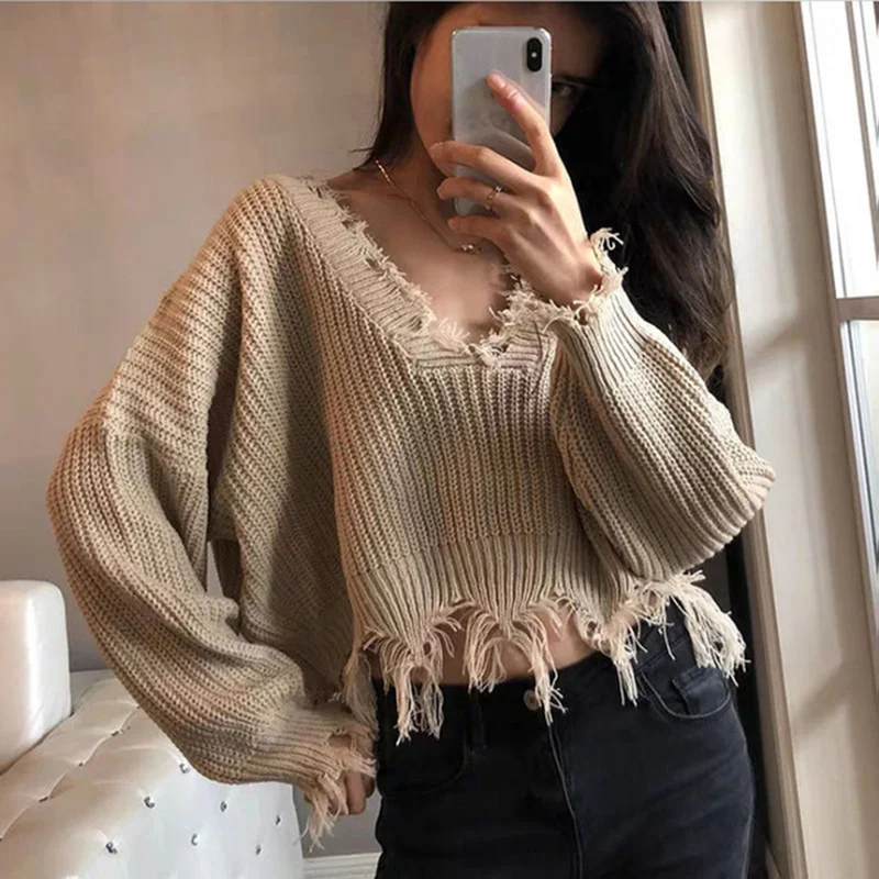 Women Sweater Tops Knitted Jumper Pullovers Turtleneck Poncho Cape Women Long Sleeve Black Korean Crop Casual Elegant Wrap Swing