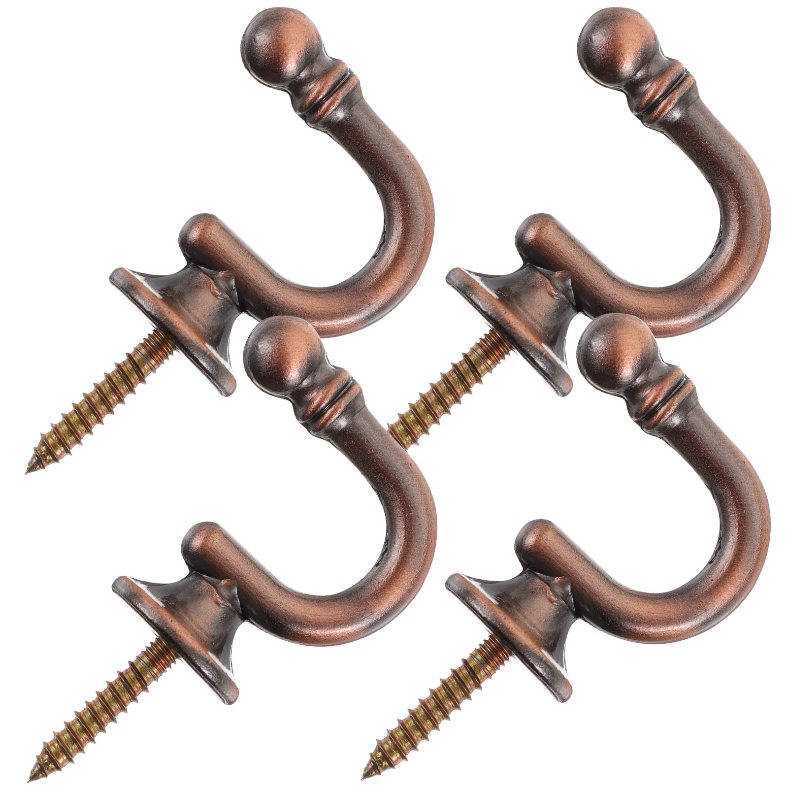 

4Pcs Tie Back Hooks Curtain Holdbacks Hooks Curtain Tie Hooks Curtain Tie Back Fixings Curtain Hooks