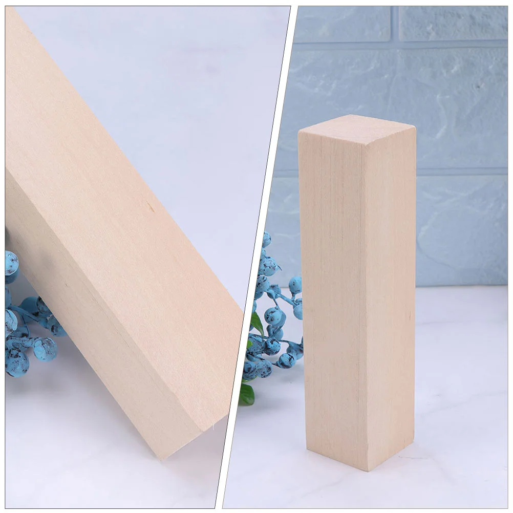 Деревянные блоки искусственная древесина из необработанной липы |