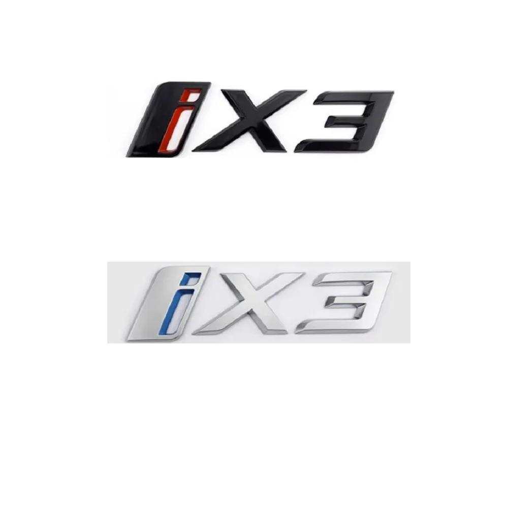 

Хромированные блестящие черные значки для BMW G08 New Energy iX3