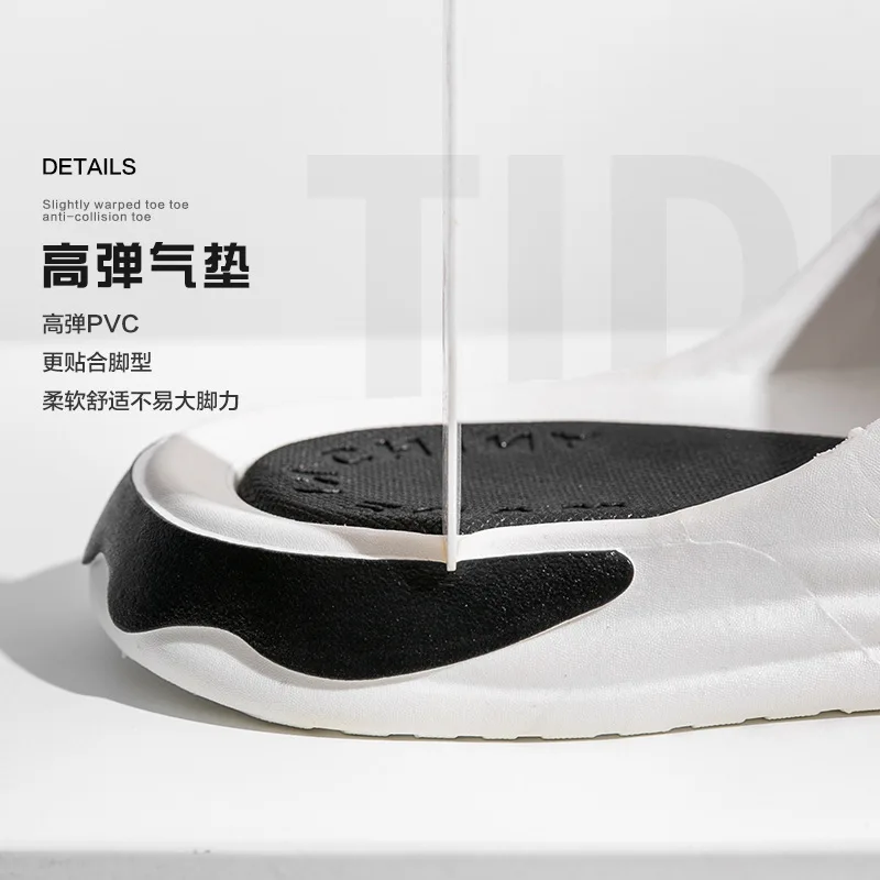 Summer Women Man Slippers Sandals Holiday Beach Slides Female Leisure Home Bath Bathroom Shoes EVA Mixed Color Platform Slippers