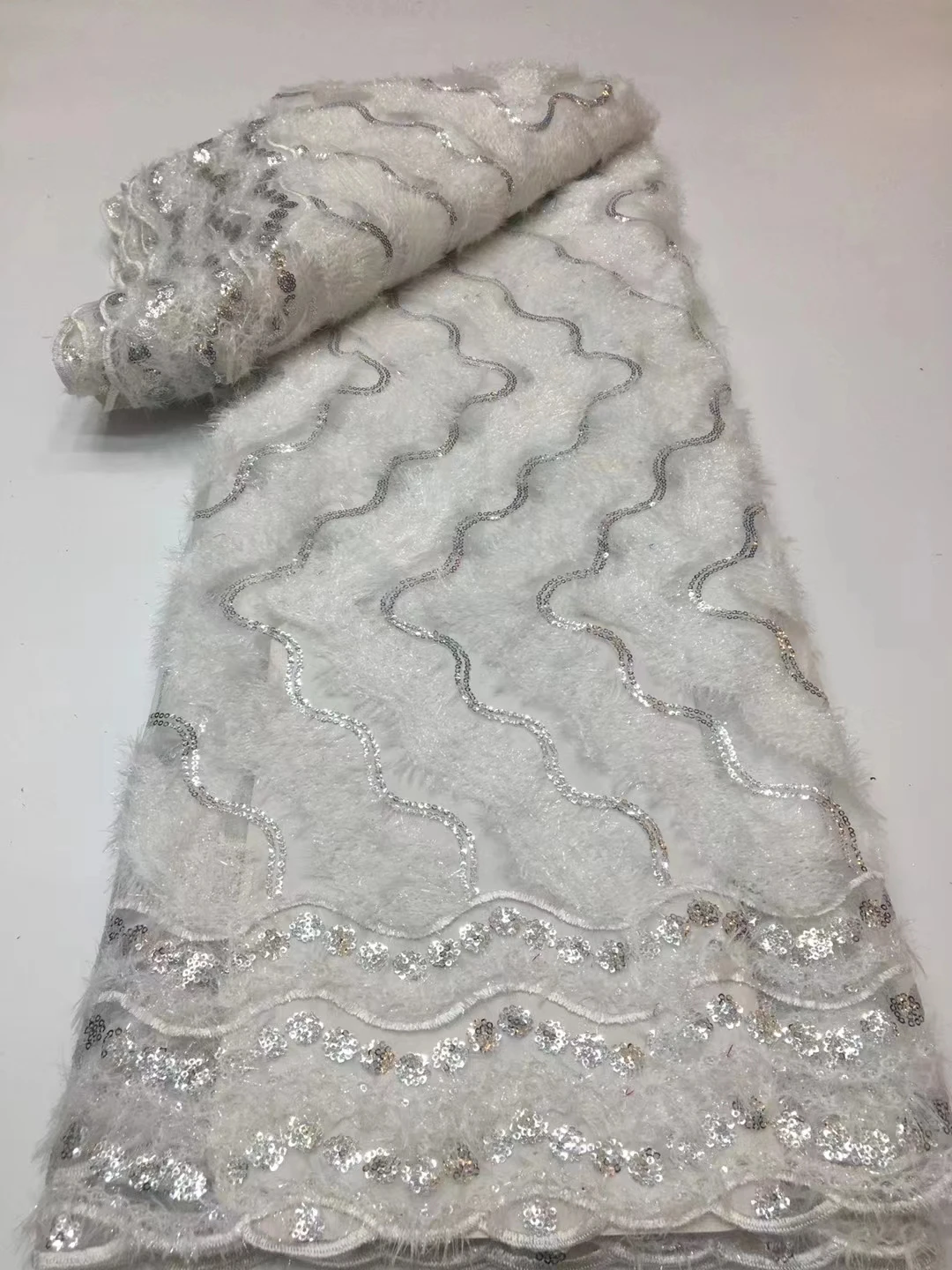 Европейские и американские новые высококачественные кружевные сетчатые