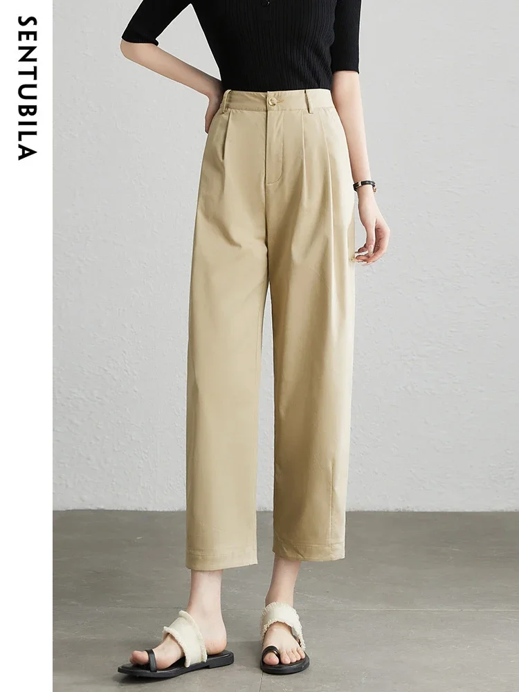 SENTUBILA женские брюки из лиоцелла и хлопка