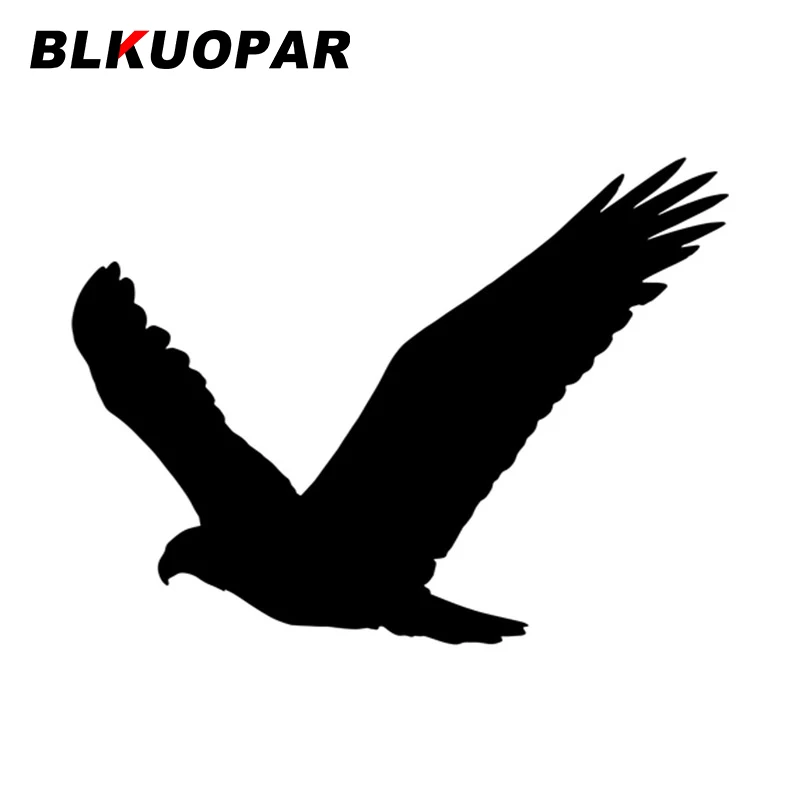 

Автомобильная наклейка BLKUOPAR с защитой от столкновений, черная птица, Орел, индивидуальная оригинальная Водонепроницаемая Солнцезащитная в...