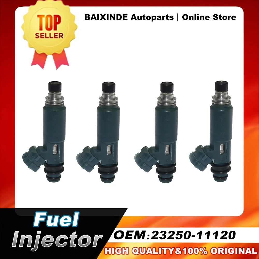 

OEM 23250-11120 23209-11120 Fuel Injector Nozzle 4Pcs for TOYOTA JP STARLET / COROLLA / CYNOS / SPRINTER 1.3L 4EFE Accessories