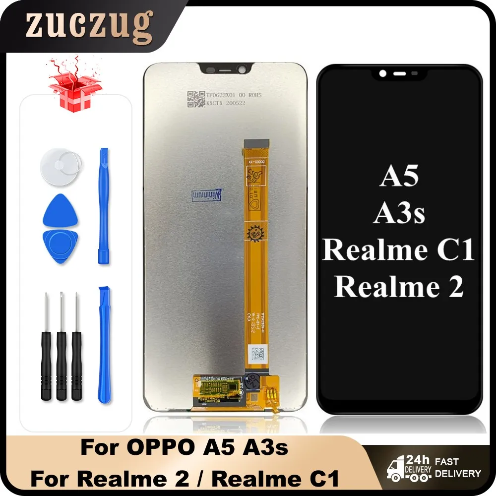 

Для OPPO A5 / A3s CPH1803 ЖК-дисплей с рамкой для Realme 2 / Realme C1