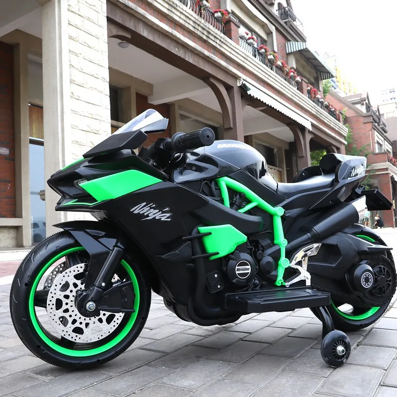 Новый Детский Электрический двухколесный мотоцикл Cooya может сидеть на двух