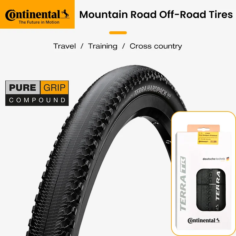Continental Terra Hardpack Folding Tyre 27.5 29 Gravel Off-road Anti Puncture Clincher Tyre MTB Road Bike Tubeless Ready Tire