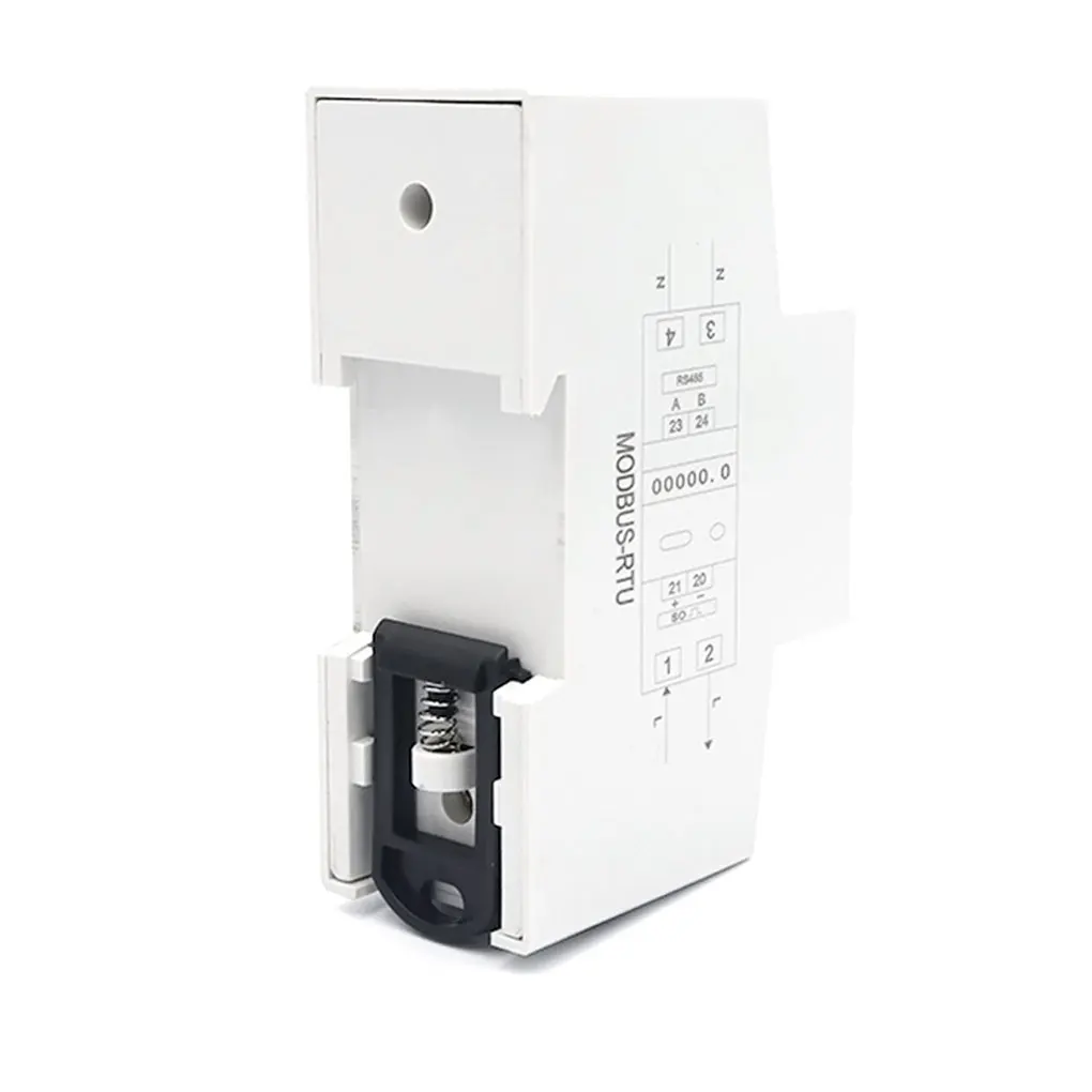 

Single Phase DIN Rail Electric Energy Meter Digital Display Wattmeter Gauge