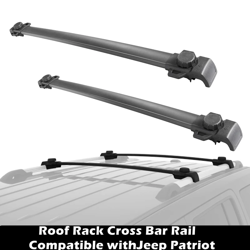 

Багажник на крышу Nosenture, поперечная рейка, совместимая с Jeep Patriot 2007-2017, багажник для грузов на крышу, багажник для каноэ, Каяка