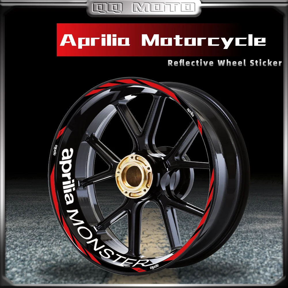 Наклейка на колесо для мотоцикла Aprilia V4 TUONO 1100 RSV4 RS150/250/660 GPR APR Shiver 750 900 17 дюймов