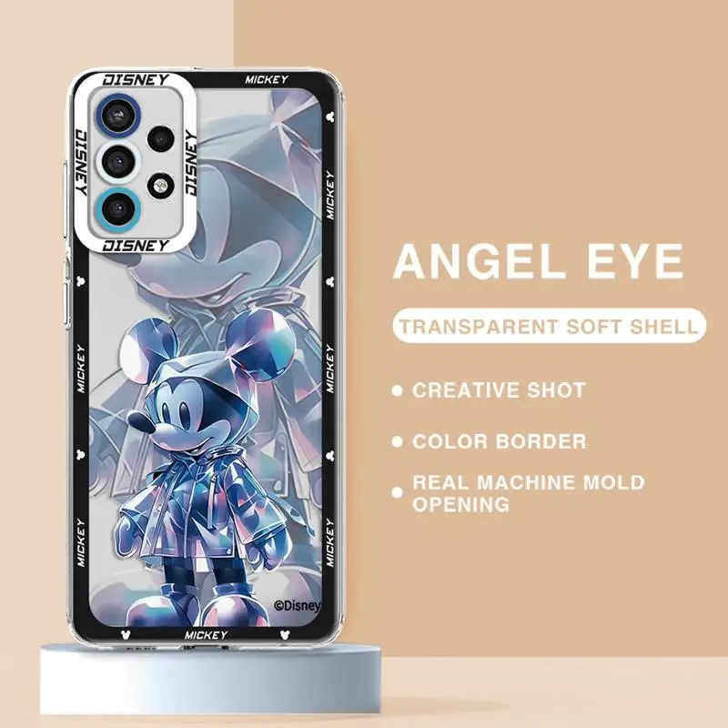 Цветной чехол для телефона с изображением Микки и Минни из Диснея Samsung Galaxy A72 A52 A32