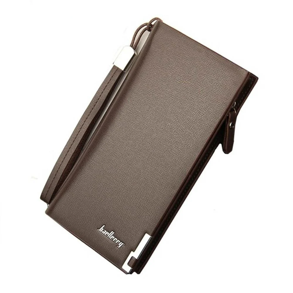 

Men Long Wallet Clutch Bag Credit Card Holder Purses Carteira Masculina Carteras Billetera Hombre PU Leather Money Portfe Carte