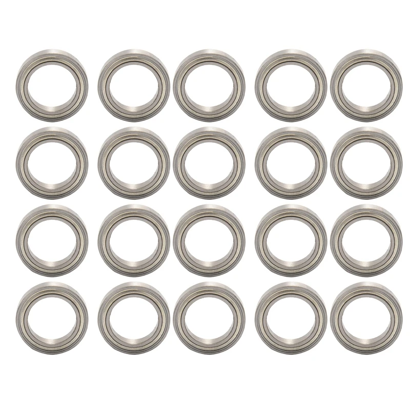 

20Pcs Miniature Sealed Metal Shielded Metric Radial Ball Bearing Model: 6701 ZZ 12X18X4MM