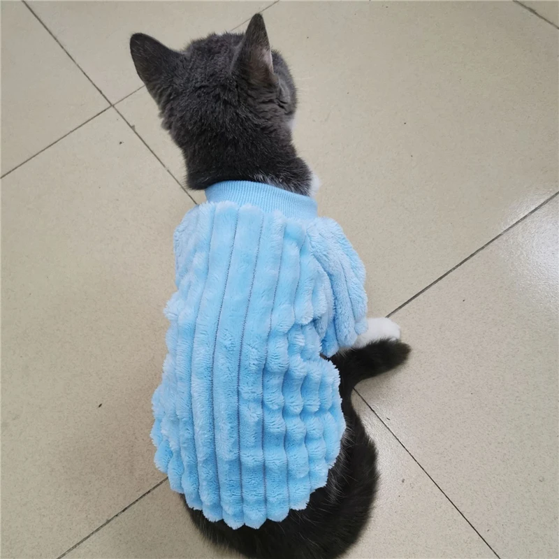 

Милая одежда для домашних животных, мягкие пальто для щенков и котят, для маленьких и средних собак, кошек, теплая зимняя куртка для собак и к...