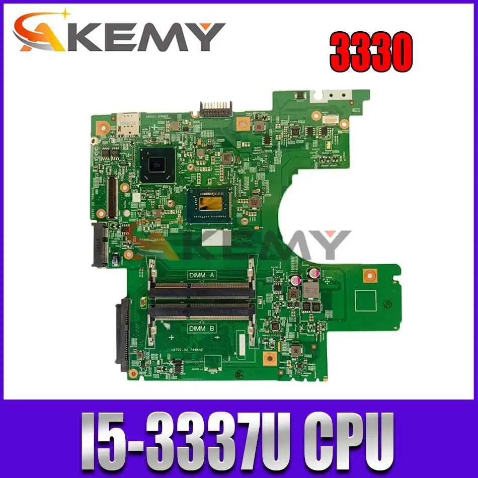 

For DELL Latitude 3330 Laptop Motherboard CN-02D6MM 02D6MM 2D6MM 12275-1 With I5-3337U CPU SLJ8C DDR3 Full Tested OK