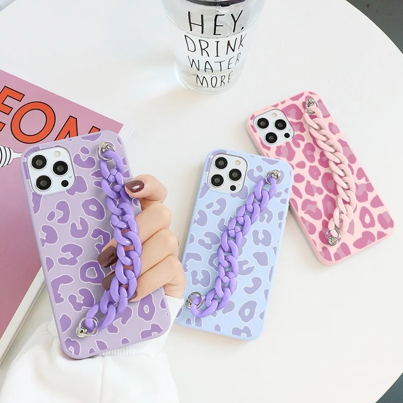 Силиконовый чехол для IPhone с леопардовым принтом совместим моделями Se3 2022 7 8 11 12 13